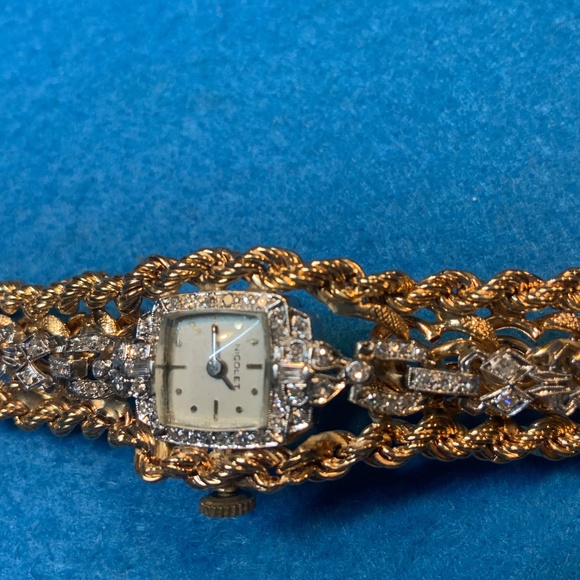 Platinum Diamond Watch 1938 Custom Made 87 Years Ago! Perfect condition. - Picture 6 of 11